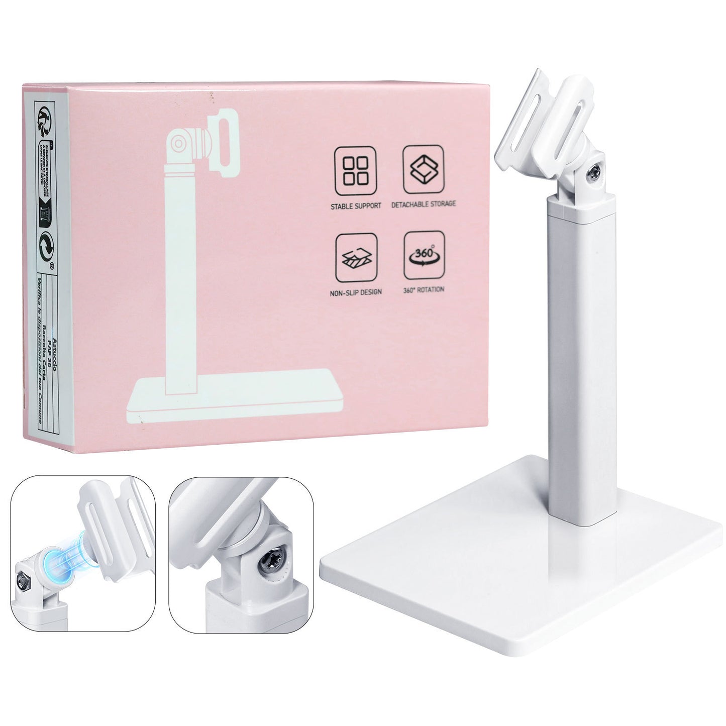 FlexiGlow Nail Lamp Holder – 360° Adjustable Stand