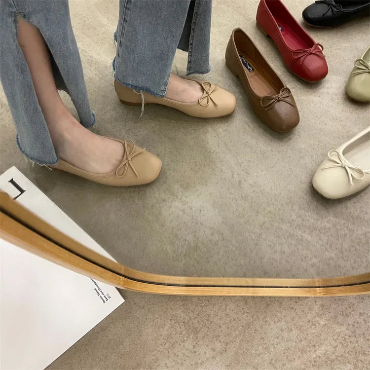 GraceWalk Soft Leather Flats