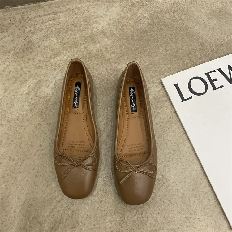 GraceWalk Soft Leather Flats