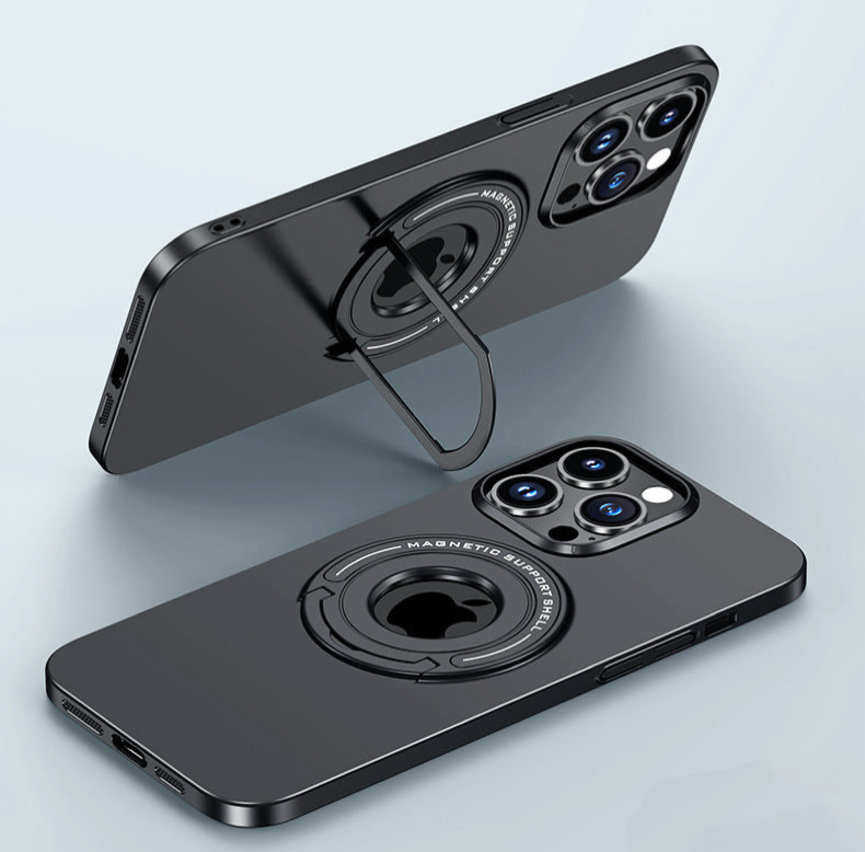 LuxeGuard Magnetic Case – Sleek Stand Design for iPhone
