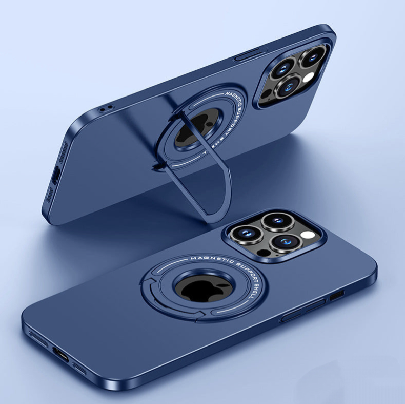 LuxeGuard Magnetic Case – Sleek Stand Design for iPhone