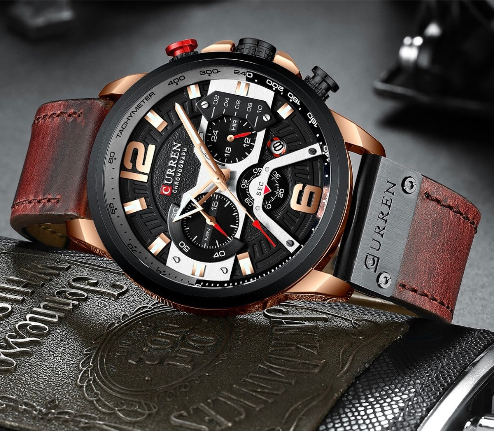 ChronoEdge Bold Dial Watch
