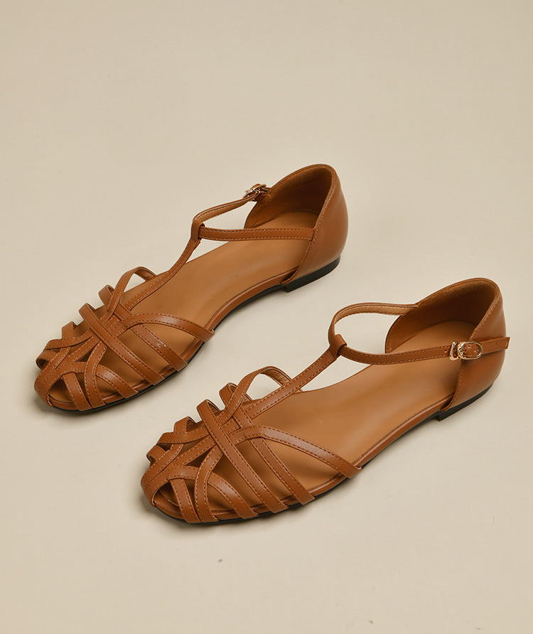 BreezeBloom Buckle Flats