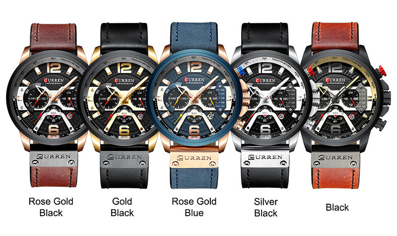 ChronoEdge Bold Dial Watch