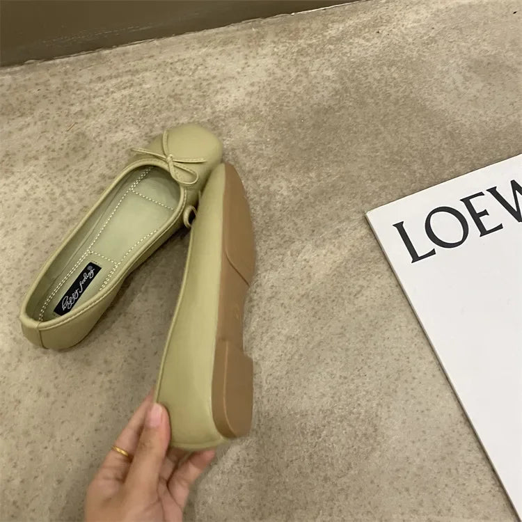 GraceWalk Soft Leather Flats