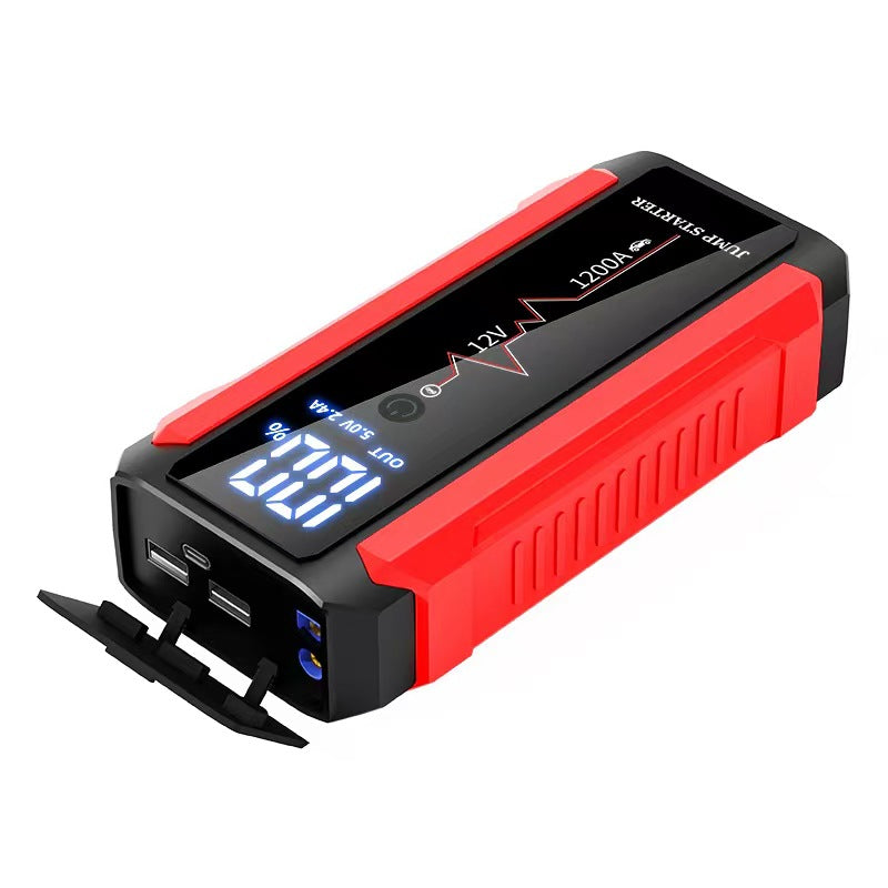 New Large Display Large Capacity Car Emergency Start Power Dual USB Car Start Baochai Steam Universal