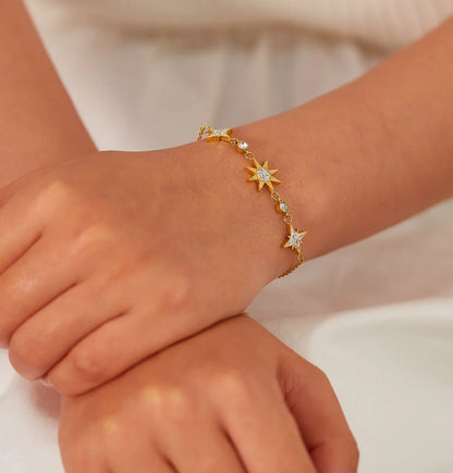 Asterism Star Niche Design Bracelet for Women