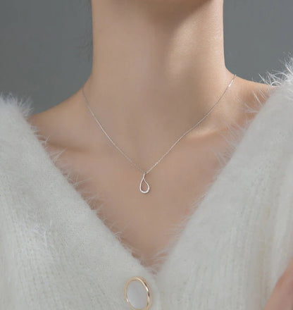 Ethereal Glow Drop Necklace