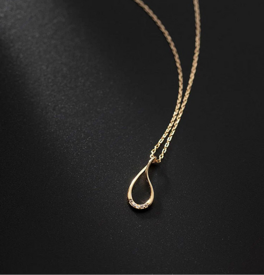 Ethereal Glow Drop Necklace