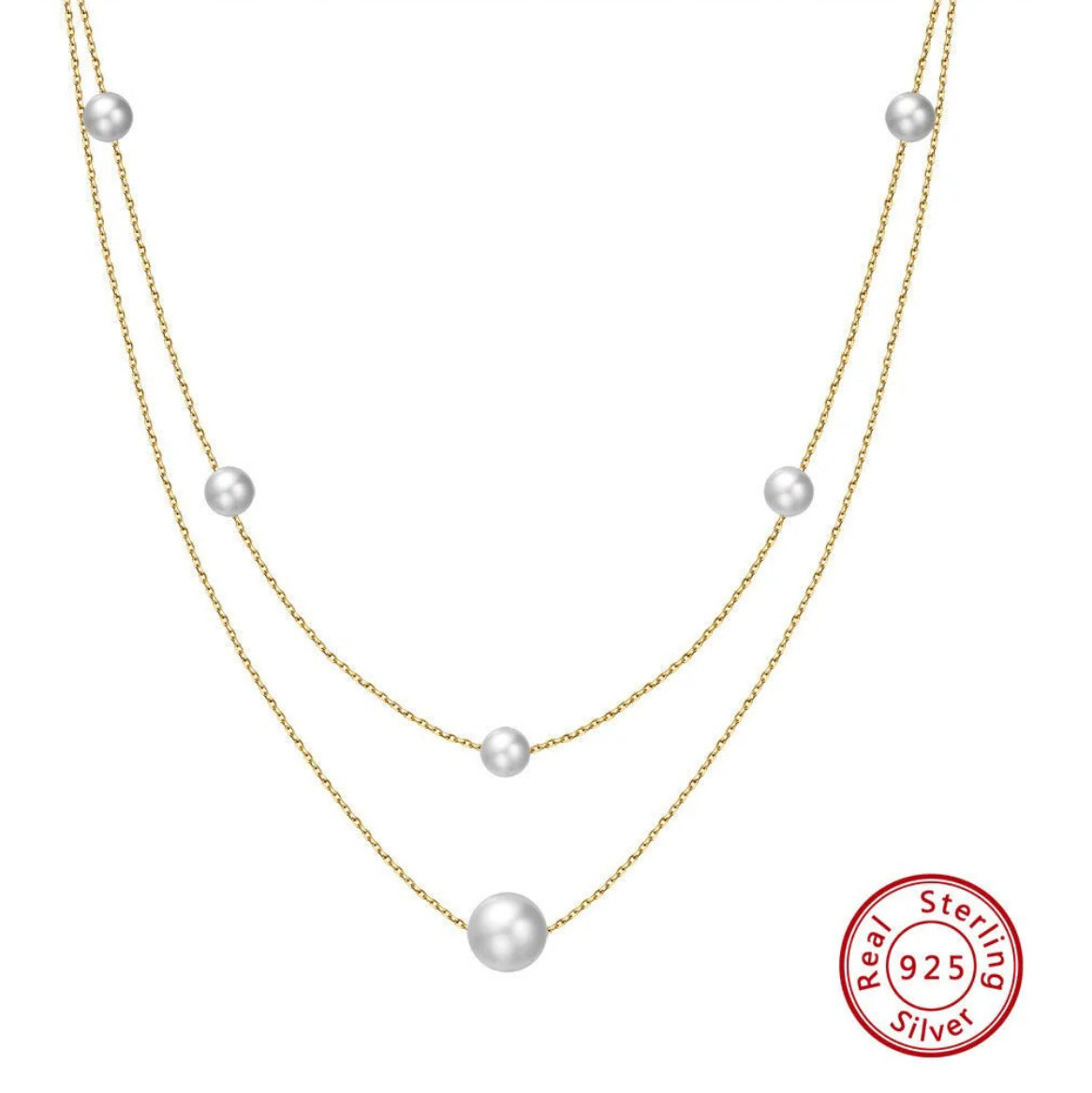 Baroque Pearl Serenity Necklace