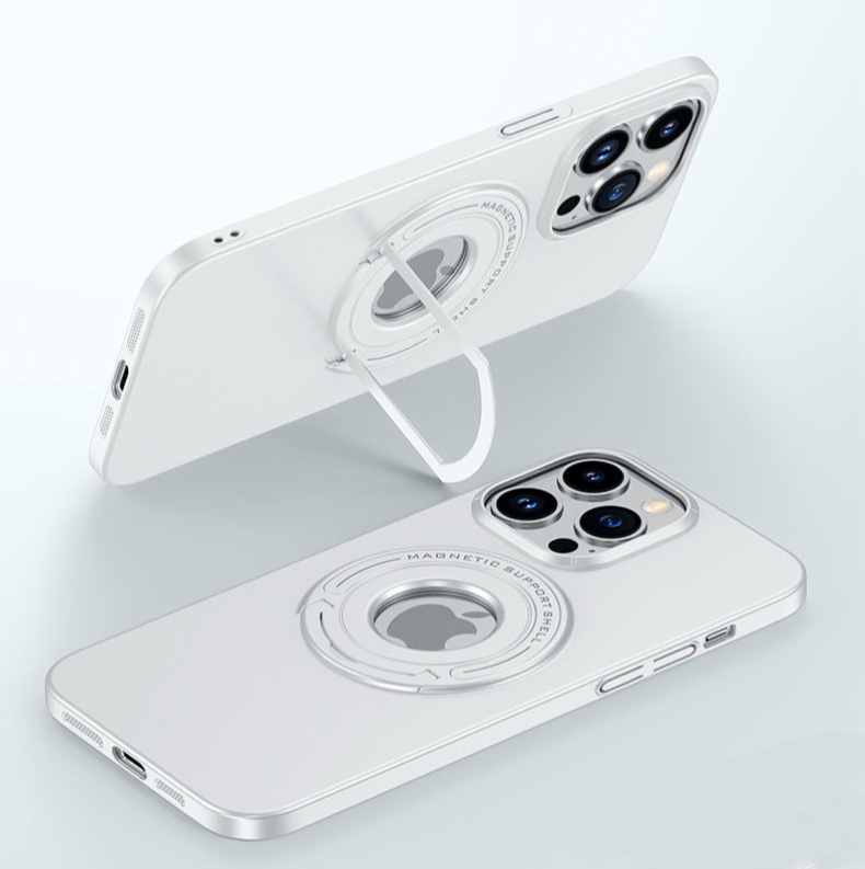 LuxeGuard Magnetic Case – Sleek Stand Design for iPhone