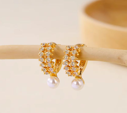 Luxury Pearl Earrings – Elegant Sophistication