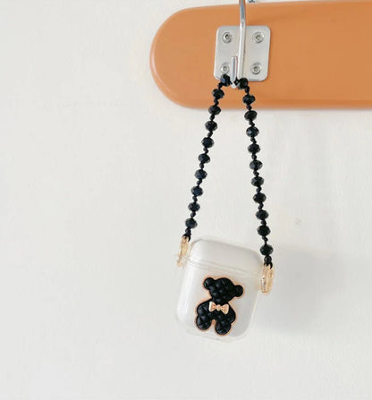 Black Bear Wireless Earphone Case