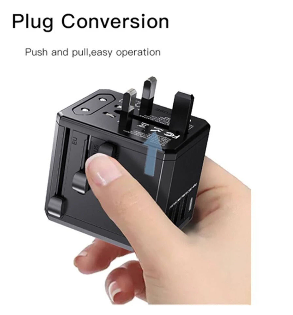 Travel Adapter USB USB-C Port