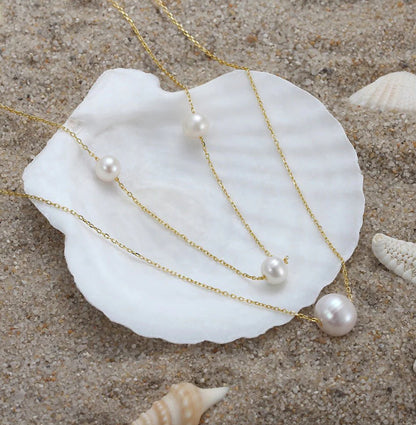 Baroque Pearl Serenity Necklace