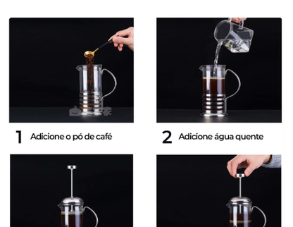 French Press Glass Coffee Maker