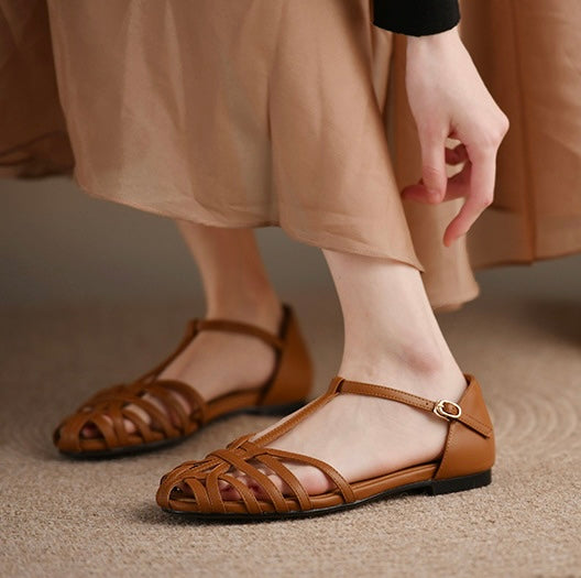 BreezeBloom Buckle Flats