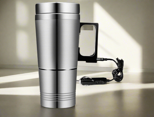 Heat Mate Car Kettle – Stainless Steel Travel Mug for Hot Water & Coffee on the Go