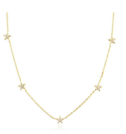 Star-Shaped Pendant Necklace for Fashion Enthusiasts