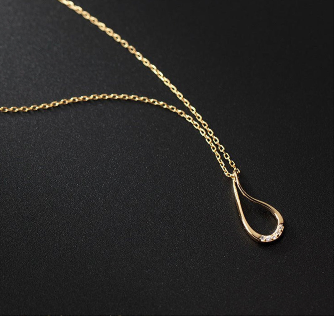 Ethereal Glow Drop Necklace