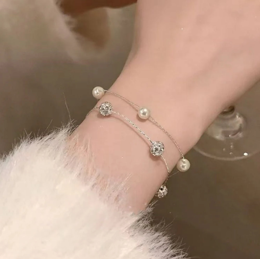 Starry Double-Layer Twin Bracelet for Women