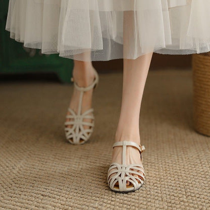 BreezeBloom Buckle Flats