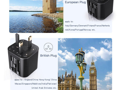 Travel Adapter USB USB-C Port