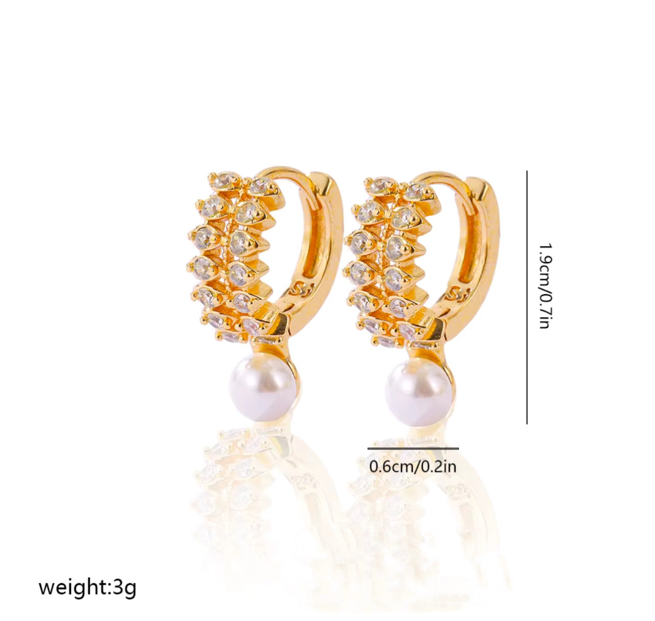 Luxury Pearl Earrings – Elegant Sophistication