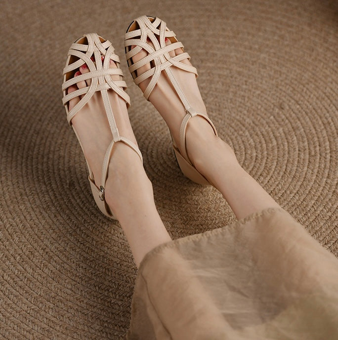 BreezeBloom Buckle Flats