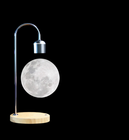 Floating 3D Printed Moon Light with Magnetic Levitation