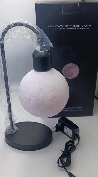 Floating 3D Printed Moon Light with Magnetic Levitation