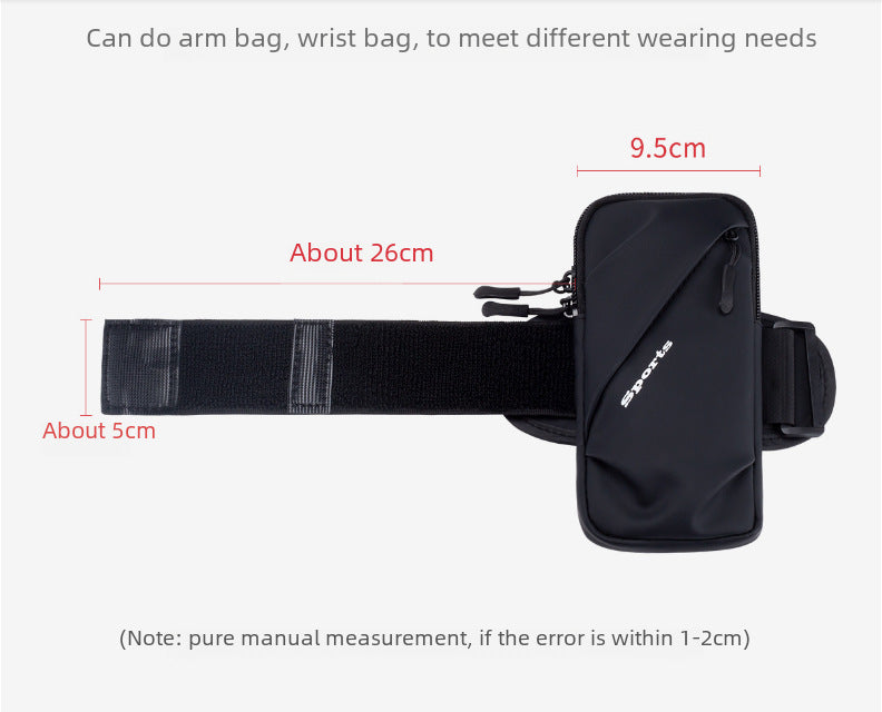 RunGrip Breathable Wrist Pouch