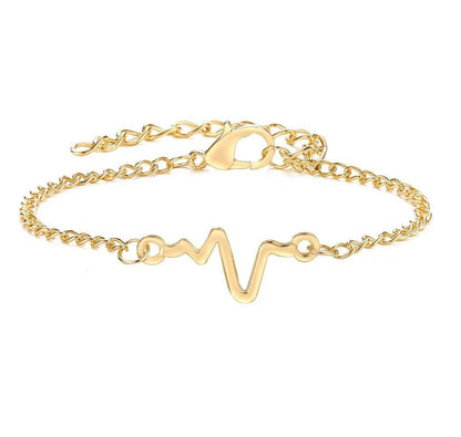 Minimalist ECG Lightning Bracelet