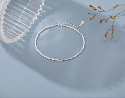 Ethereal Frost - Cold Style Silver Bracelet