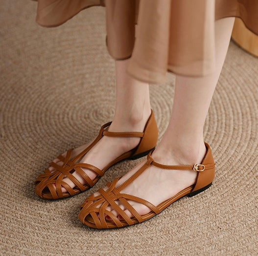BreezeBloom Buckle Flats