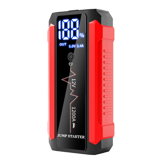 New Large Display Large Capacity Car Emergency Start Power Dual USB Car Start Baochai Steam Universal
