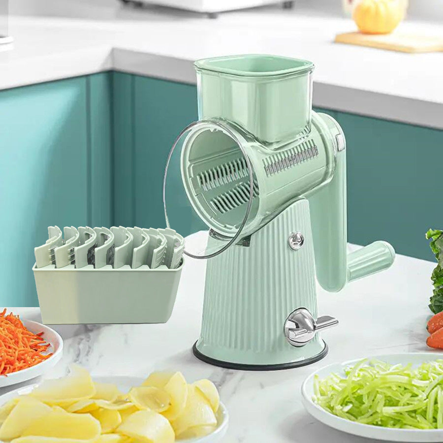 Tornado Multi-function Vegetable Cutter Hand Roller Vegetable Cutting Artifact Convenient Vegetable Cutting Kitchen Artifact In Stock Wholesale