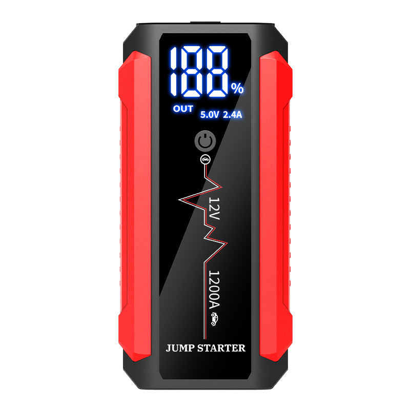 New Large Display Large Capacity Car Emergency Start Power Dual USB Car Start Baochai Steam Universal