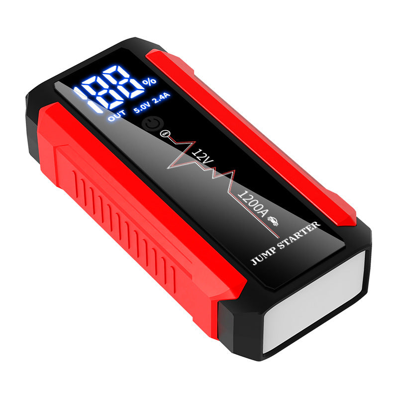 New Large Display Large Capacity Car Emergency Start Power Dual USB Car Start Baochai Steam Universal