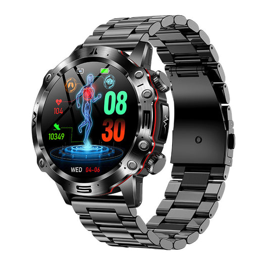 2024 New ET482 Smart Watch Outdoor Sports AMOLDE HD ECG Bluetooth Call Non-invasive Blood Glucose